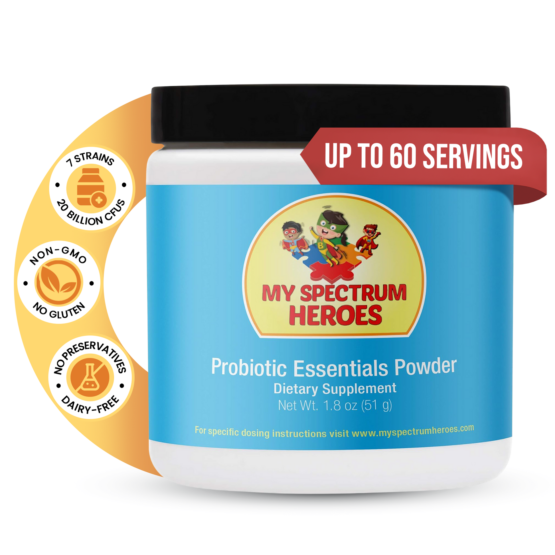 Probiotic Essentials Powder for Children with Autism and ADHD – My Probiotic Essentials Powder for Children with Autism and ADHD – My
