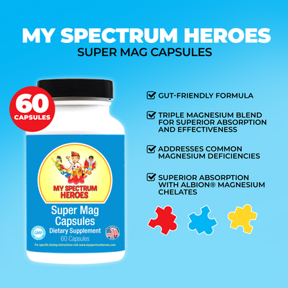 Super Mag Capsules – Magnesium Supplement for Daily Wellness