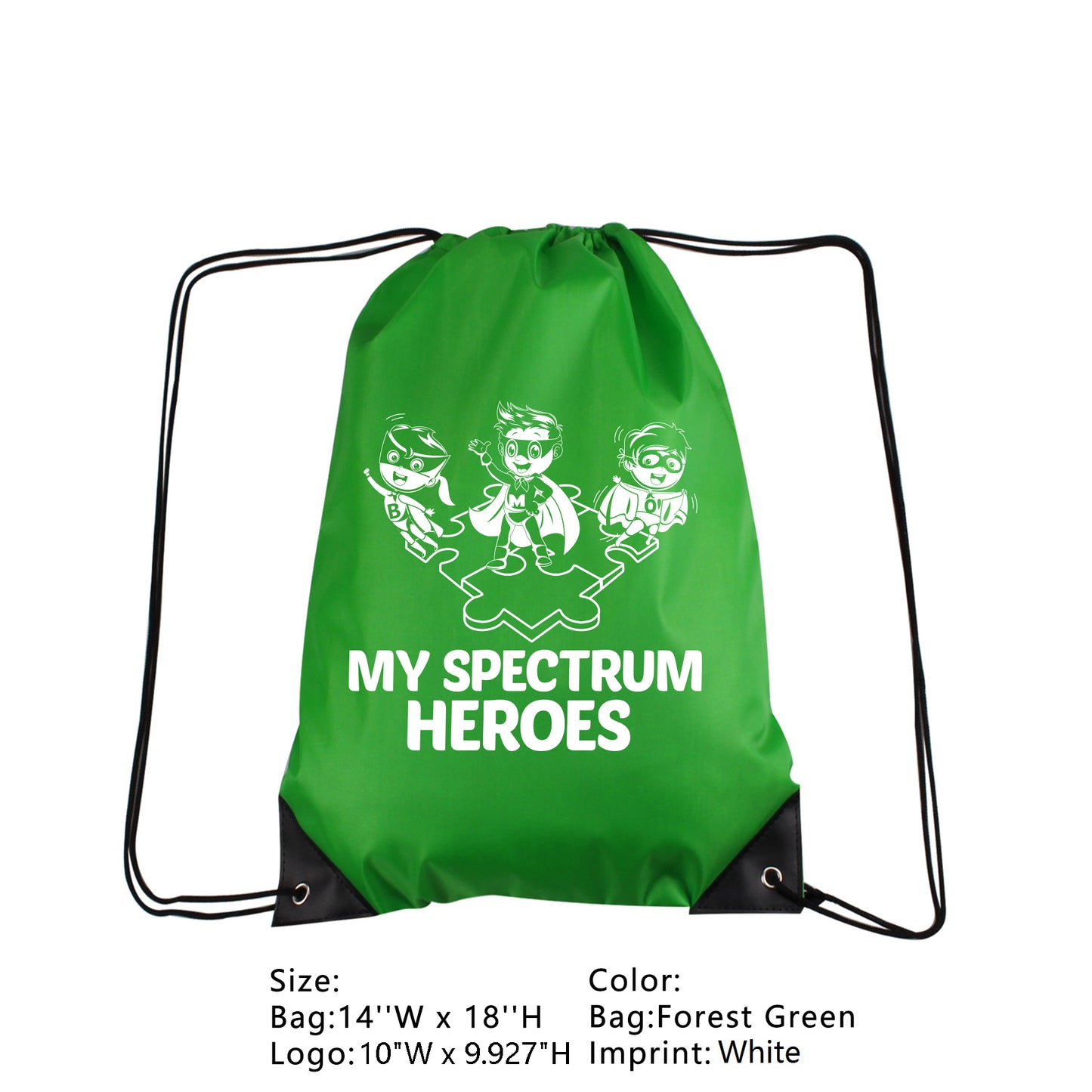 My Spectrum Heroes Drawstring bag