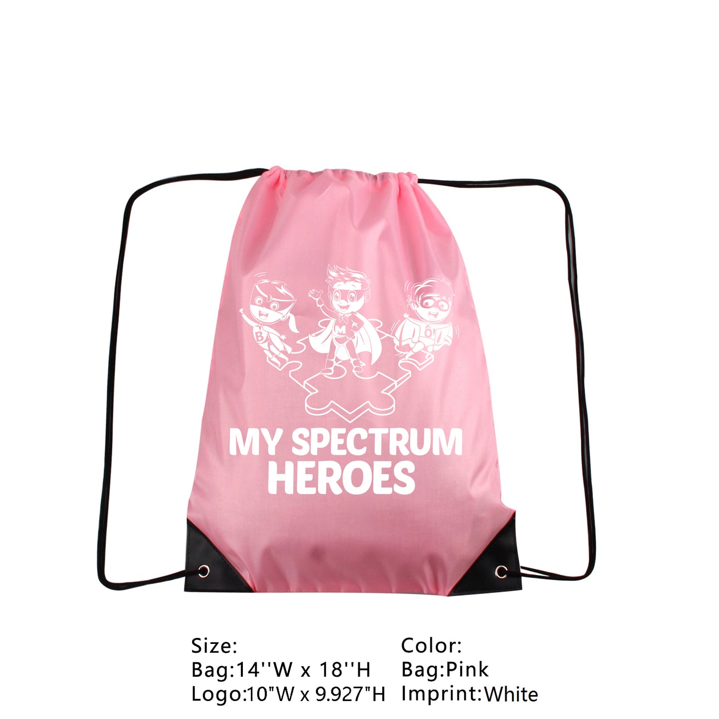 My Spectrum Heroes Drawstring bag