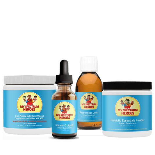 Foundational Nutrition Support PLUS Bundle – Multivitamin, Probiotic, Omega-3 & Vitamin D